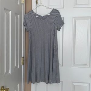 Striped T-shirt dress